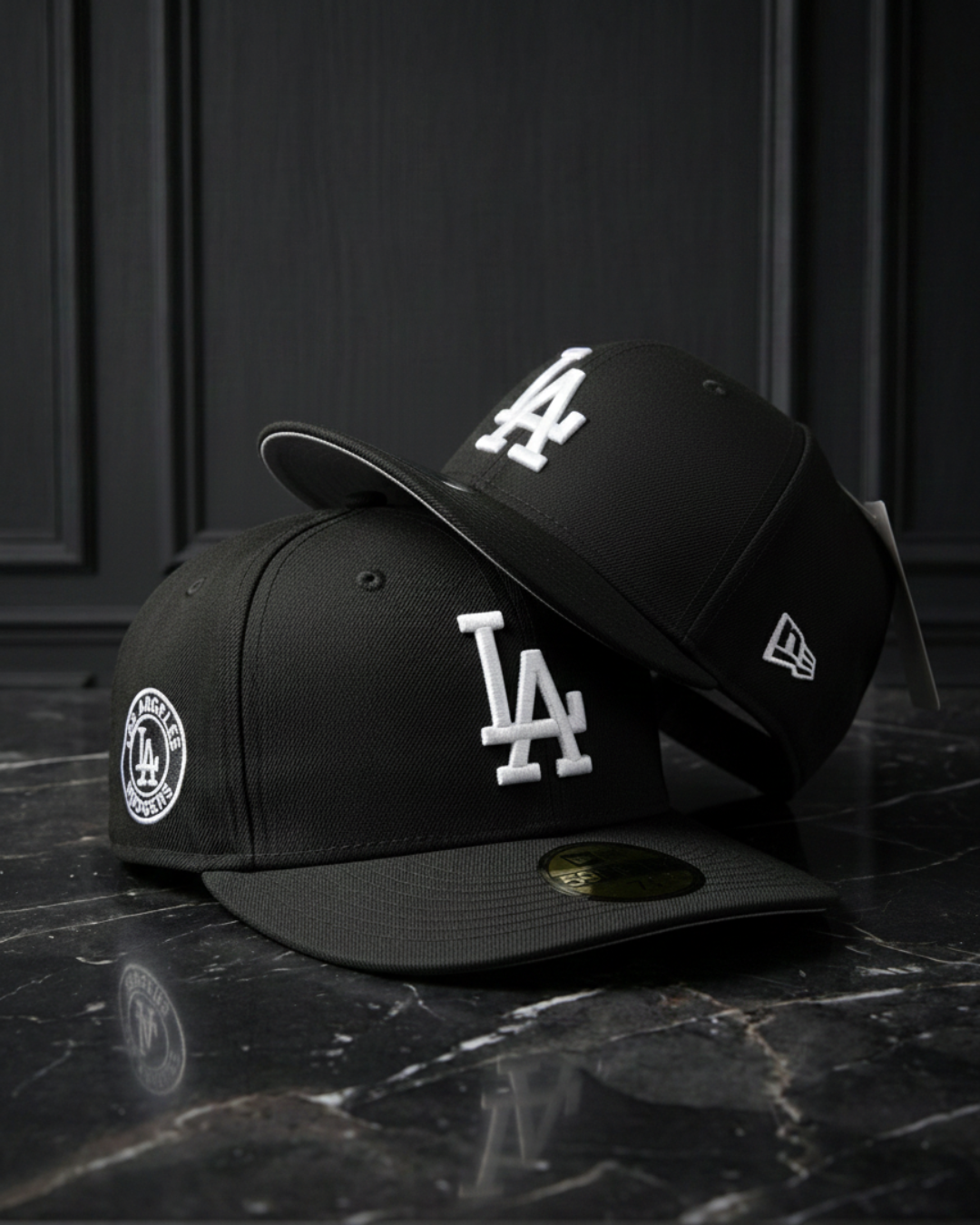 Gorra Los Angeles Dodgers MLB 9FORTY Ajustable Negra New Era
